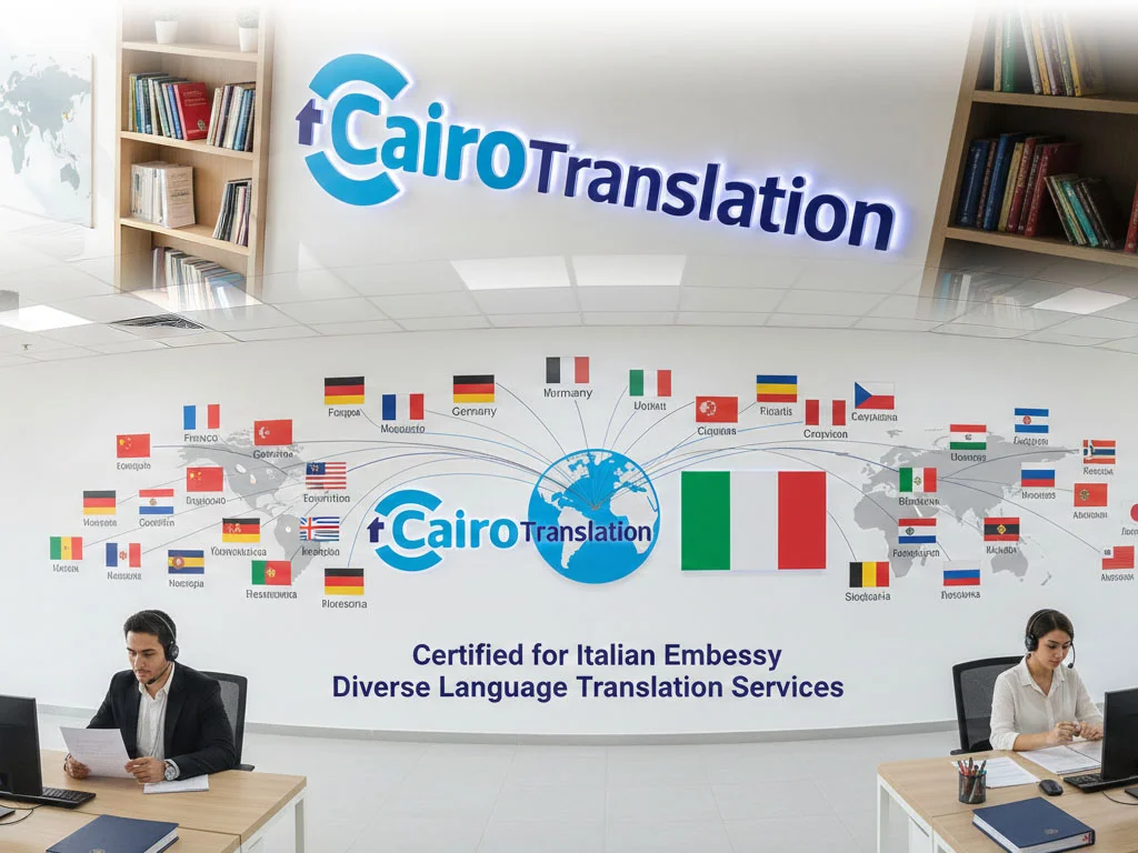 مكتب ترجمة معتمد للسفارة الايطالية